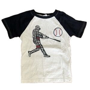Mish boys baseball raglan t-shirt size 3 in excellent condition